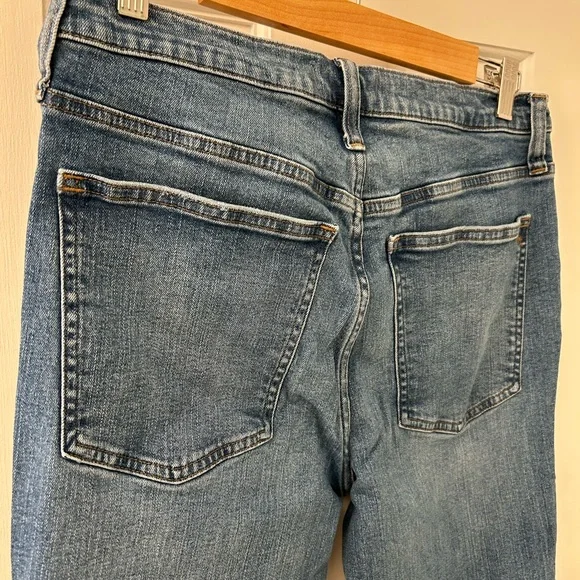 Madewell Skinny Flare Jeans High Rise Medium Wash Size 31P (27” Inseam) - Picture 5 of 6
